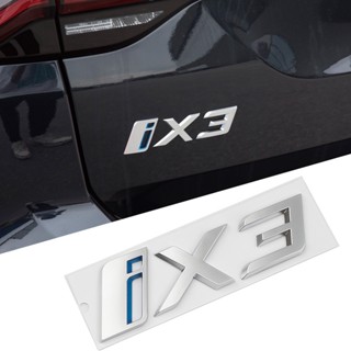 【BMW】ใหม่ สติกเกอร์โลโก้ ABS ดัดแปลง สําหรับติดตกแต่งรถยนต์ BMW iX3 iX3 iX3