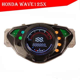 เครื่องวัดความเร็วดิจิทัล LED สําหรับ Honda Wave125X Ultimo W125X Revo lama Revo lawas Motorstar Zest X110 ASSY