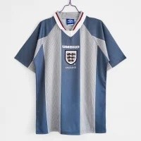 เสื้อกีฬาแขนสั้น ลายทีมชาติฟุตบอล England 1996 season ชุดเหย้า สไตล์เรโทร ไซซ์ S-XXL