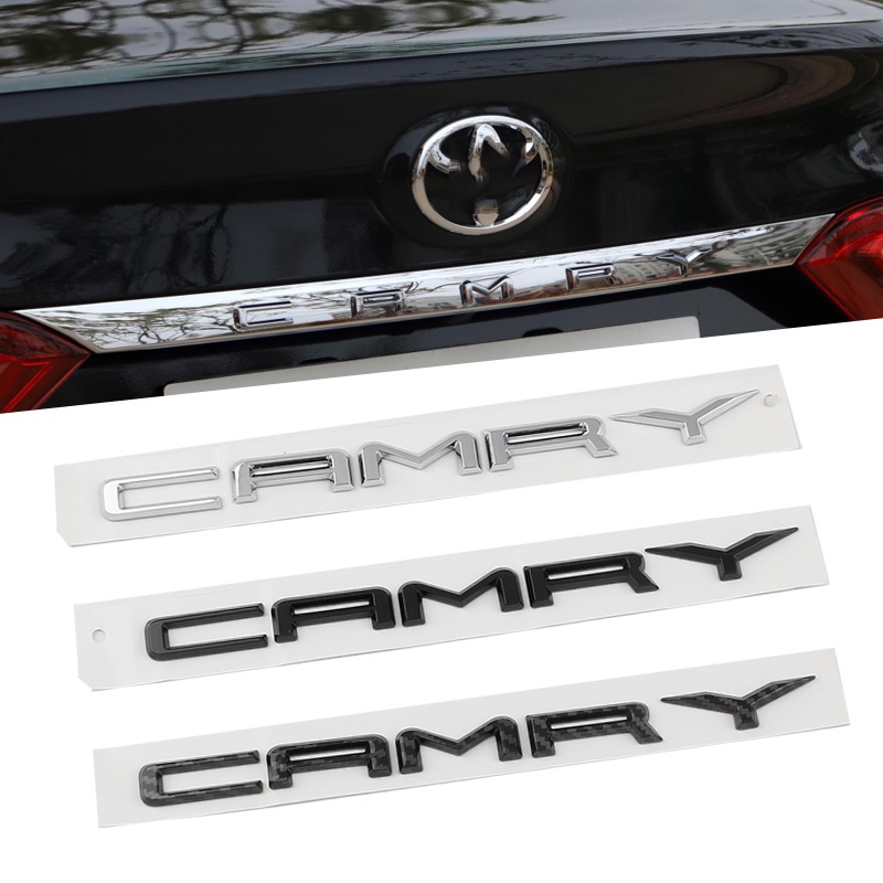 ใหม่ สติกเกอร์โลโก้ CAMRY ตัวอักษร สําหรับติดตกแต่งรถยนต์ Toyota CAMRY ราคา ถูกที่สุด ดีลบีเคเค