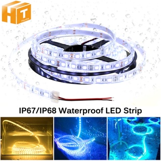 แถบไฟซิลิคอน LED IP67 IP68 5050 DC12V 60LED M กันน้ํา ยาว 5 เมตร สําหรับกลางแจ้ง