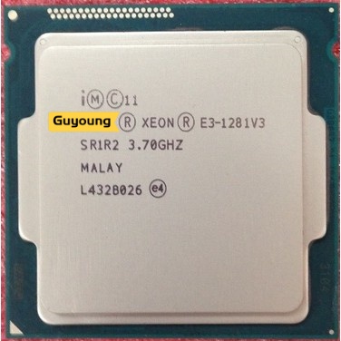 E3-1281V3 โปรเซสเซอร์ CPU 3.7G Quad Core LGA 1150 ชิ้นตัดกัน