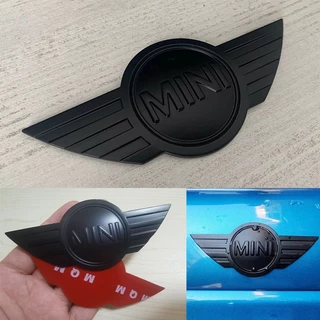 สติกเกอร์โลหะ รูปโลโก้สัญลักษณ์ ติดฝากระโปรงหน้า และหลังรถยนต์ สําหรับ MINI logo Cooper S Countryman Clubman JCW R50 R52 R56