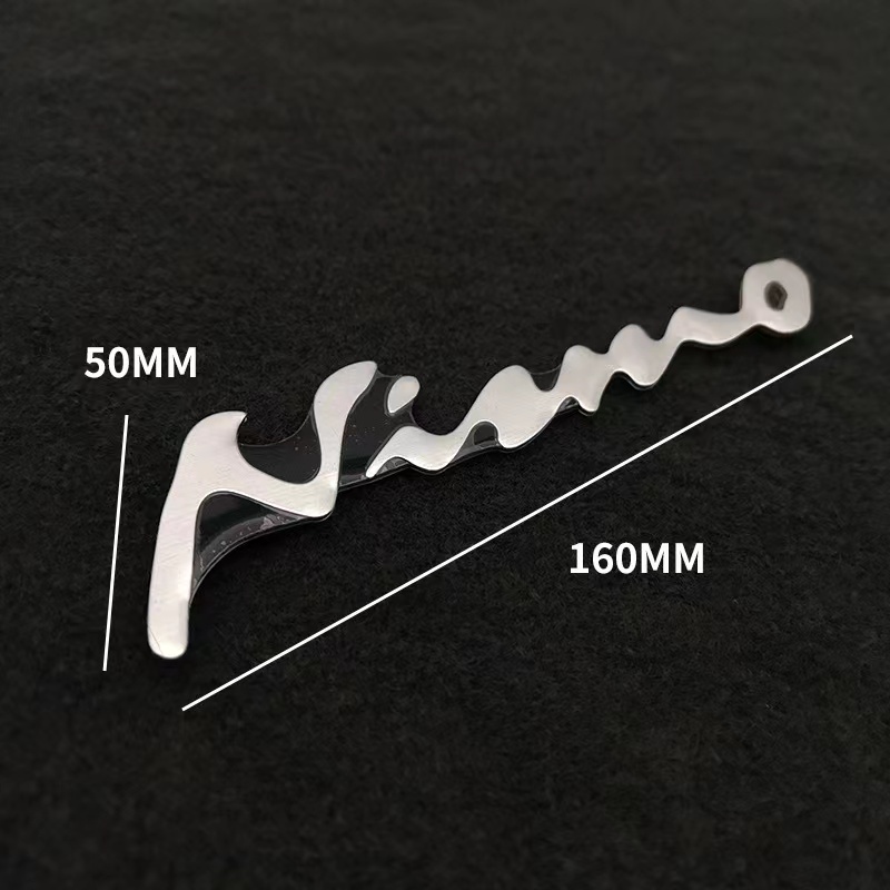 เหมาะสําหรับ นิสโม นิสสัน ดัดแปลงสติกเกอร์รถรถยนต์โลหะสามมิติอลูมิเนียมอัลลอยด์สติกเกอร์ร่างกายข้ามพรมแดน - รูปที่ 4