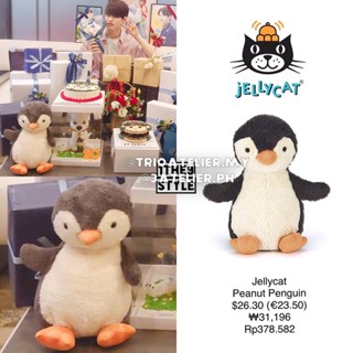 Lee Seunghwan Jellycat Peanut ตุ๊กตาเพนกวิน ขนาดใหญ่ ของเล่นสําหรับเด็ก