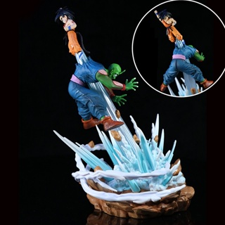 ตุ๊กตาฟิกเกอร์ PVC อนิเมะดราก้อนบอล Z Son Goku VS Piccolo Statue DBZ ขนาด 21 ซม. สําหรับเก็บสะสม