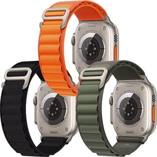 สายนาฬิกาข้อมือไนล่อน สําหรับ apple watch 49 มม. 45 มม. 41 มม. 44 มม. 40 มม. i watch Strap Series 1 2 3 5 SE 6 7 8 Ultra