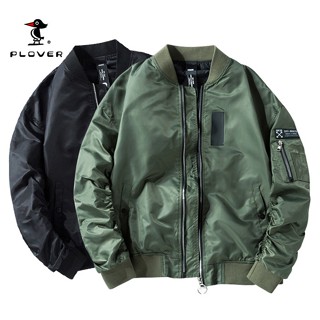 แจ็คเก็ต PLOVER แจ็คเก็ตนักบินย้อนยุคอเมริกัน M-4XL แจ็คเก็ตเบสบอลหลวมชายและหญิง MA-1