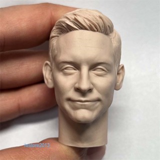 โมเดลฟิกเกอร์ Tobey Maguire Spider man Head Sculpt 1:6 สําหรับฟิกเกอร์ 12 นิ้ว