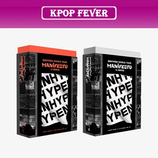 [WEVERSE POB] ENHYPEN  WORLD TOUR  MANIFESTO  in SEOUL [DVD/ DIGITAL CODE] CD BOOKLET PHOTOCARD SEALED