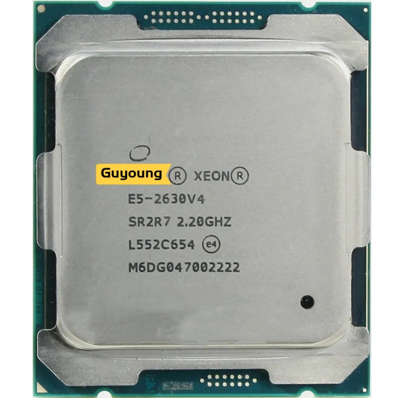 โปรเซสเซอร์ CPU Xeon E5 2630 V4 E5-2630V4 SR2R7 2.2GHz 10-Cores 25M LGA 2011-3