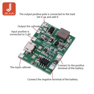 บอร์ดโมดูลชาร์จแบตเตอรี่ลิเธียมไอออน 18650 3.7V 4.2V DC-DC TP4056 DIY 10 ชิ้น