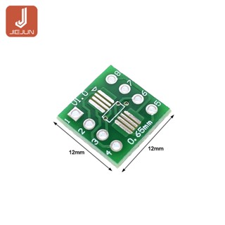 อะแดปเตอร์ซ็อกเก็ตแปลง SOP8 turn DIP8 SMD TO DIP IC SOP8TSSOP8SOIC8SSOP8 Board TO DIP 0.65 มม. 1.27 มม. 10 ชิ้น