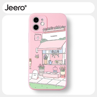 Jeero เคสไอโฟน เคสซิลิโคนนุ่มกันกระแทกน่ารักตลก เคสโทรศัพท์ Compatible for iPhone 14 13 12 11 Pro Max SE 2020 X XR XS 8 7 6 6S Plus พลัส HFF2789