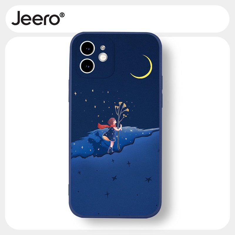 Jeero เคสไอโฟน เคสซิลิโคนนุ่มกันกระแทกน่ารักตลก เคสโทรศัพท์ Compatible for iPhone 16 15 14 13 12 11 Pro Max SE 2020 X XR XS 8 7 6 6S Plus พลัส HFF2837