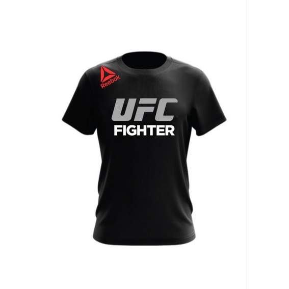 ใหม่รุ่นเสื้อยืดกีฬา UFC FIGHTER คุณภาพสูงใน MICROFIBER พิมพ์โลโก้รอบคอ UNISEX GSM170