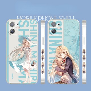 Shina Mahiru phone case The Angel Next Door Spoils Me Rotten Transparent shell ACGN Custom anime personality animation Student protective case