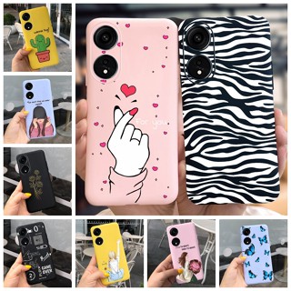 เคสโทรศัพท์มือถือ ยางซิลิโคนนิ่ม ลายเสือดาว สําหรับ OPPO Reno8 T 5G CPH2505 Reno 8T 5G 2023 Para 6.7 นิ้ว