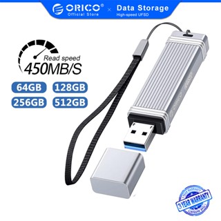 ORICO USB 3.1 128GB 256GB 512GB Flash Drive Aluminum U disk Support Windows Linux Mac iPad（UFSD-I）