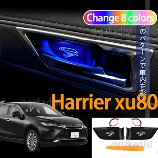 Harrier xu80(2020-2023) โคมไฟติดประตูรถยนต์ 8 สี