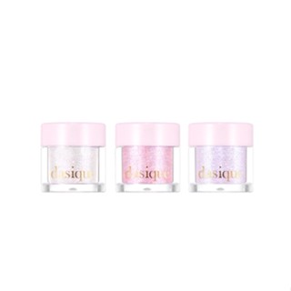 Dasique Starlit ผงกลิตเตอร์ 3 ชิ้น [BERRY SMOOTHIE EDITION]