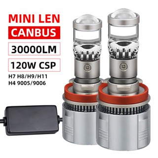 หลอดไฟหน้ารถยนต์ LED 30000LM 120W H4 H7 H11 H8 H9 9005 9006 HB3 HB4 6000K