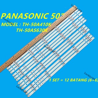 ใหม่ แบ็คไลท์ทีวี LED TH-50A410K TH-50AS630K PANASONIC 50 นิ้ว TH-50A410 TH-50AS630 12 ชิ้น ต่อชุด