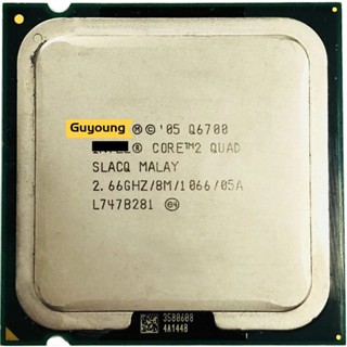 Q6700 ซ็อกเก็ตโปรเซสเซอร์ CPU 2.66Ghz 8M 1066GHz 775 สําหรับเดสก์ท็อป