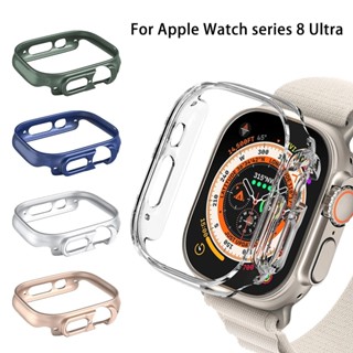 ใหม่ เคสนาฬิกาข้อมือ PC แบบแข็ง กรอบกลวง สําหรับ Apple Watch Ultra band 49 มม. iwatch Series Ultra 49 มม.