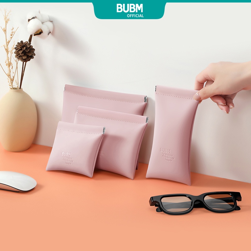 Bubm กระเป๋าเก็บหูฟัง สายชาร์จ เมาส์ กระเป๋าเหรียญ ขนาดเล็ก แบบพกพา