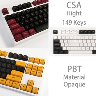 -LW- ปุ่มกดคีย์บอร์ด PBT 149 คีย์ CSA ธีมสีสูง