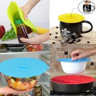 Walfos ฝาดูดซิลิโคน Easy Vacuum Seal Bowl ฝาครอบหม ้ อกระทะ