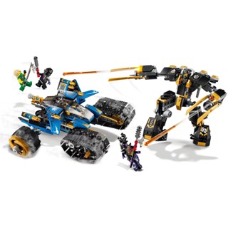 Phantom Ninjago Thunder Assault Tank Building Blocks ซิงโครไนซ์กับ Legoes Mech Minifigures เกมการเรียนรู้/*# Phantom Ninjago