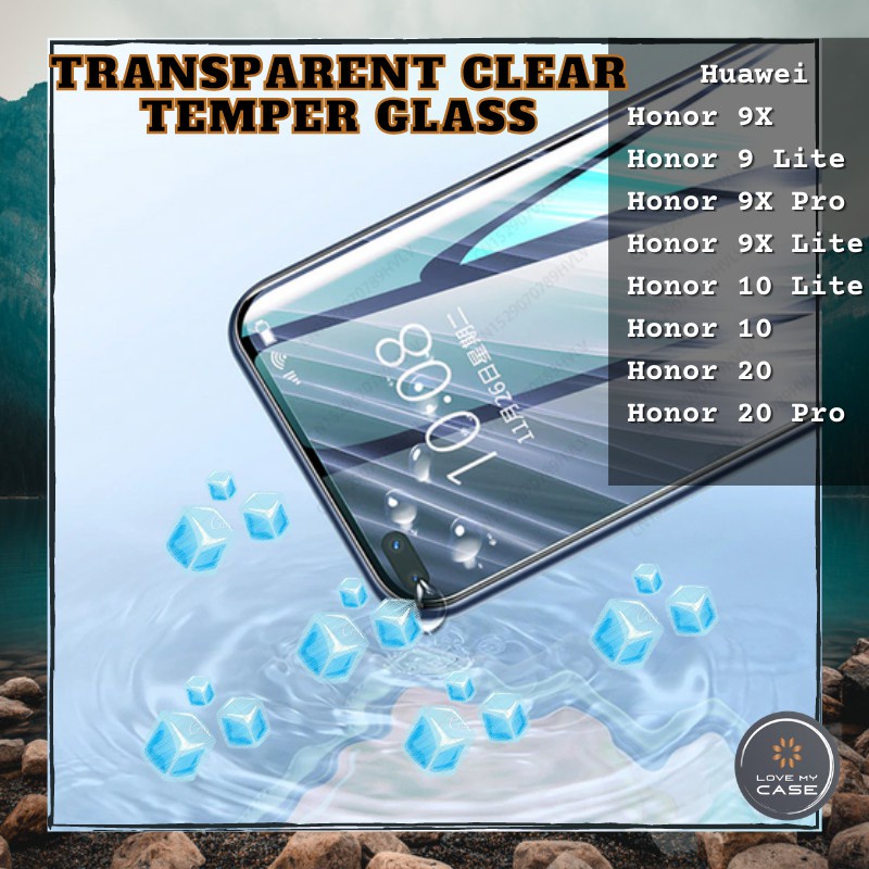 Honor 9X/9 Lite/9X PRO/9X Lite/10 Lite/10/20/20 Pro กระจกนิรภัยใสแบบเต็มหน้าจอ Protector