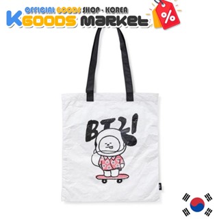 Line Friends BT21 Music Tyvek Eco Bag สินค้าอย่างเป็นทางการ