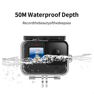 50M Waterproof Case Underwater Diving Housing case for GoPro Hero 10 / Hero9/ Hero11  Black