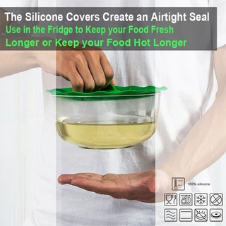 Walfos ฝาดูดซิลิโคน Easy Vacuum Seal Bowl ฝาครอบหม ้ อกระทะ