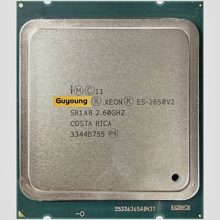 V2 E5-2650V2 Xeon E5-2650 8-CORES 2.6GHZ 20MB 8GT/S QPI SPEED LGA-2011 22NM 95W PROCESSOR tb