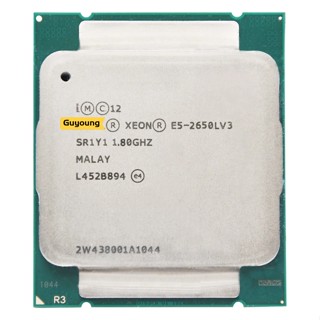 Xeon โปรเซสเซอร์ E5-2650LV3 1.8GHz 12-Core 65W 30M E5 2650-LV3 สําหรับ CPU เดสก์ท็อป