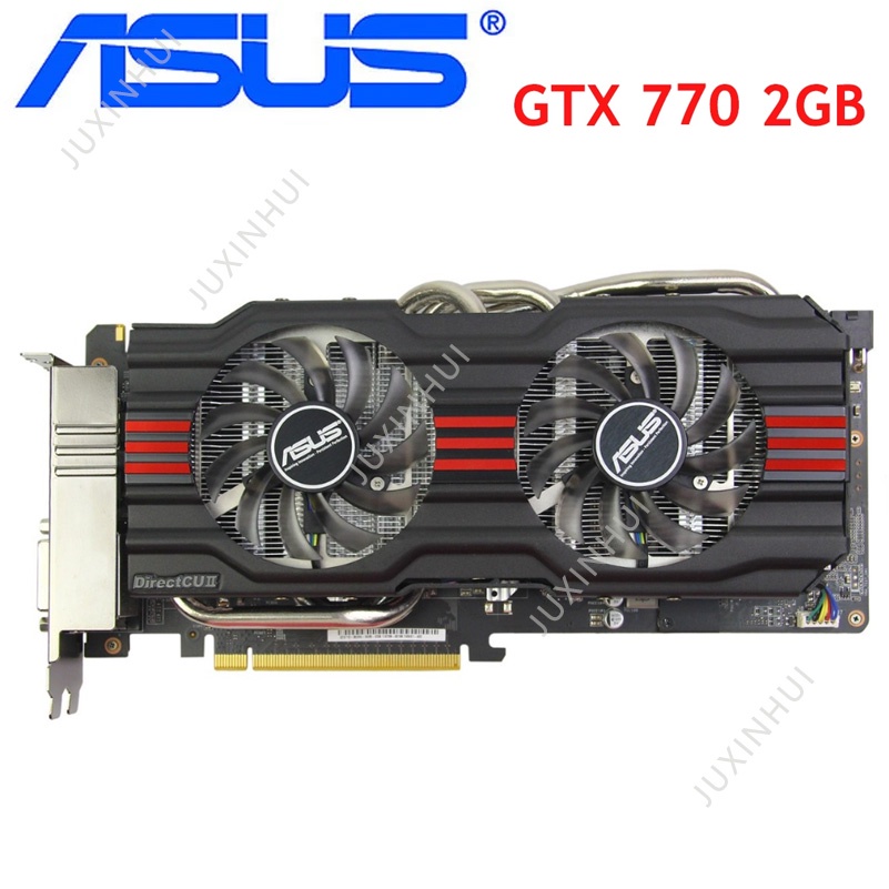 ASUS กราฟิกการ์ด GTX 760 2GB GTX 770 256Bit GDDR5 การ์ดสําหรับ nVIDIA VGA Geforce GTX760 GTX770 กราฟ