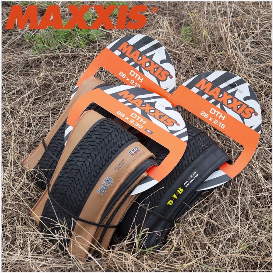 MAXXIS DTH 26x2.3 26x2.15 20X1.75 ยางรถจักรยาน MTB จักรยานเสือภูเขาสีดําเต็มรูปแบบและขอบผิวลึก
