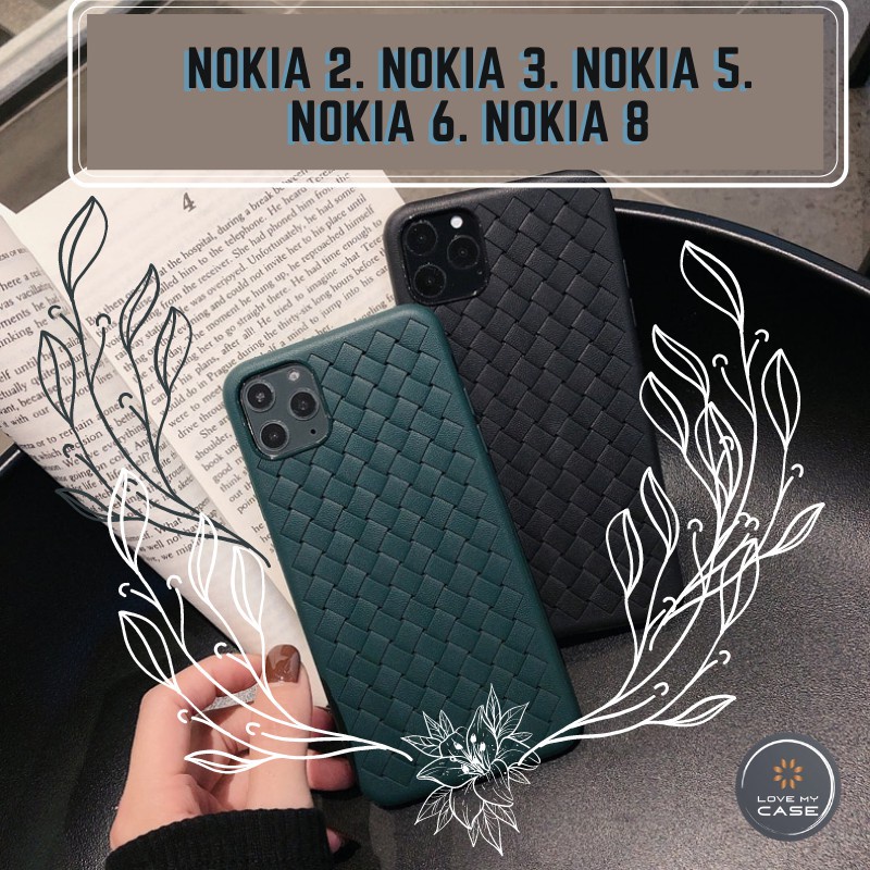 Huawei Nova 2i/ Nova 3i/ Nova 3e/ Nova 4e/ Nova 5T Polyคาร์บอเนตหนัง TPU ทอผ้าตารางเคสโทรศัพท์