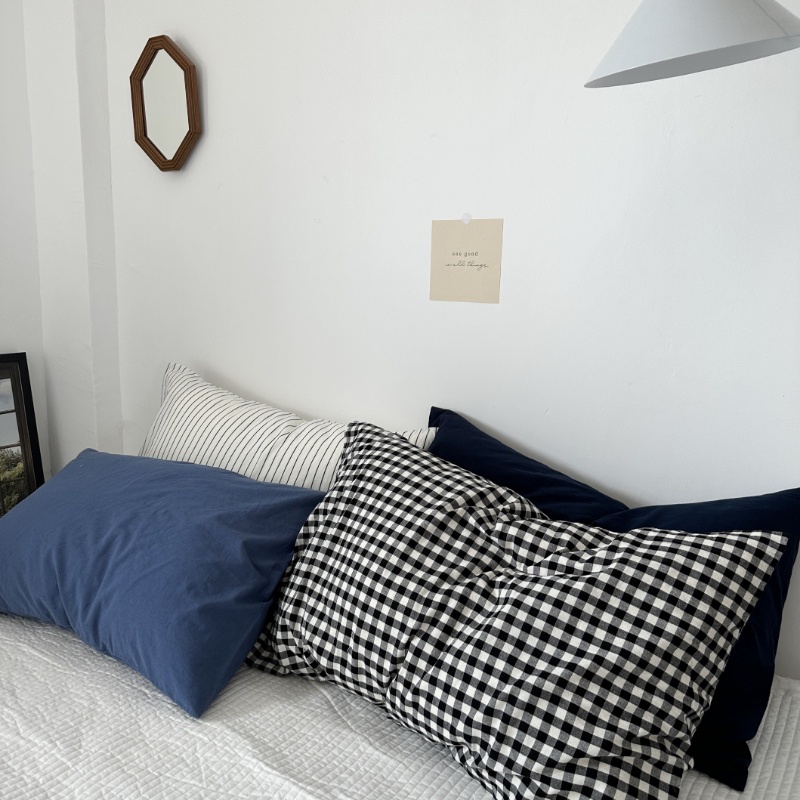 ปลอกหมอน ผ้าฝ้ายแท้ ลายสก๊อต ขนาด 48x74 ซม. เข้ากับทุกการแต่งกาย สําหรับนักเรียน - รูปที่ 3