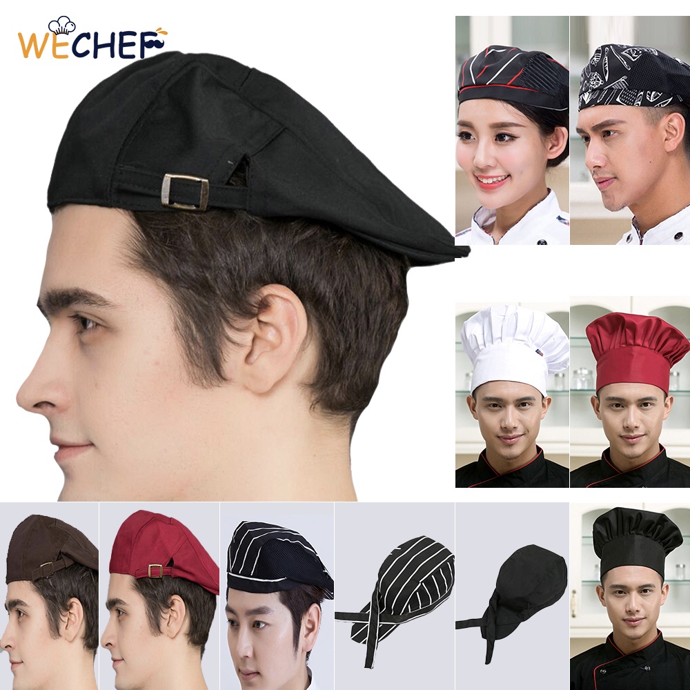 หมวกเบเร่ต์ เหมาะกับใส่ทํางานร้านอาหาร บริกรโจรสลัด สไตล์ตะวันตก สําหรับผู้ชาย และผู้หญิง