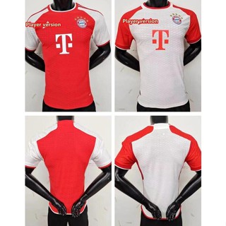 เสื้อกีฬาแขนสั้น ลายทีมฟุตบอล Bayern Munich 23 24 ชุดเยือน