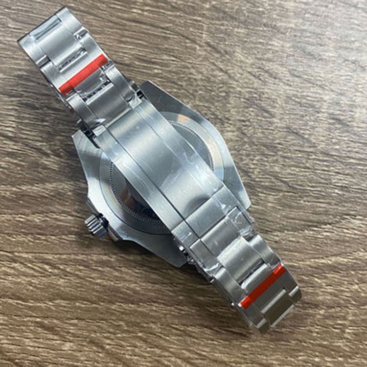 นาฬิกาข้อมืออัตโนมัติ สายสแตนเลส เกรด 316l ประดับคริสตัลแซฟไฟร์ ขนาด 40 มม. พร้อมกลไก NH35 - รูปที่ 5