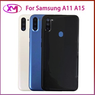 ฝาหลัง  Samsung Galaxy A11 A115 SM-A115F/D กระจกหลัง Battery Back Cover for  A11 A115 SM-A115F/D+ฝาหลังพร้อมกระจกเลนส์กล้อง