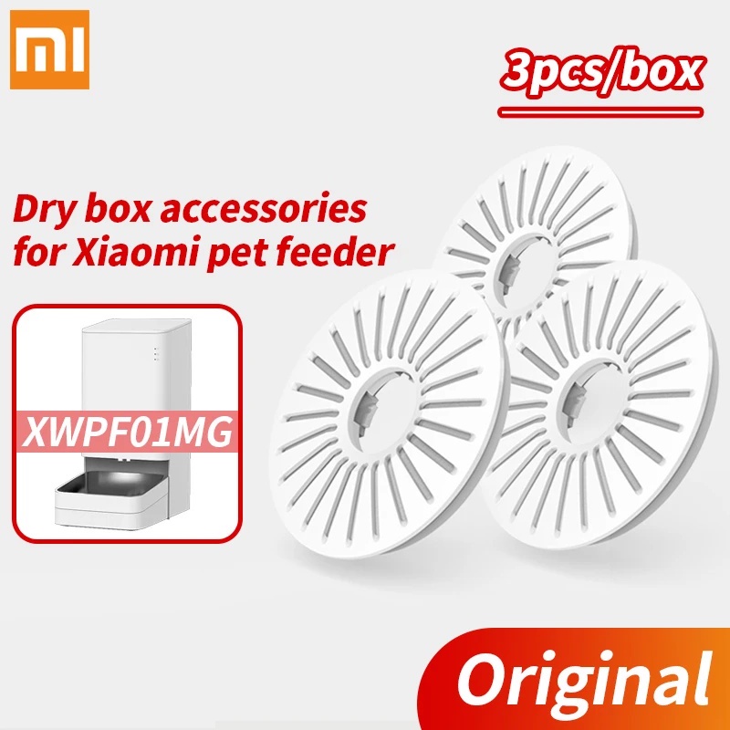 Xiaomi Mijia Smart Pet Feeder ชุดกล่องอบแห้ง/Xiaowan Pet Feeder Drying box Accessories(3 ชิ้น/กล่อง)