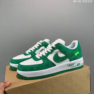 รองเท้าลําลอง NK Air Force 1 Low Air Force One Low Top LV Co อเนกประสงค์