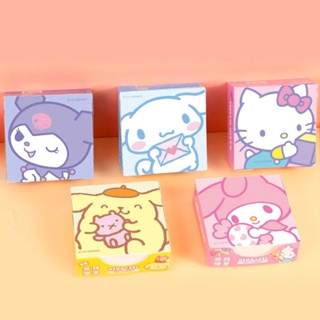 สติกเกอร์กระดาษโน้ต ลายการ์ตูนอนิเมะ Sanrio Kuromi Ktcat Cinnamoroll น่ารัก สําหรับตกแต่งเครื่องเขียนนักเรียน 250 แผ่น